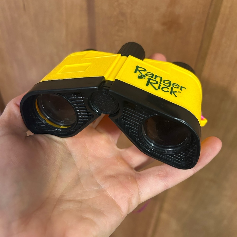 Vintage Ranger Rick Yellow and Black Binoculars